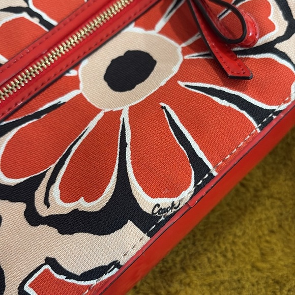 Coach Poppy Red Purse - Picture 12 of 15